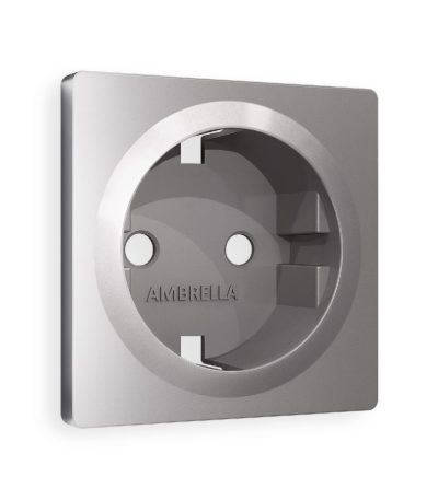 Лицевая панель для розетки с/з Ambrella Volt Alfa AP5060