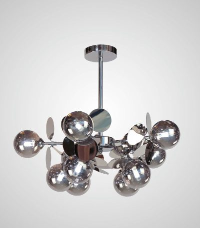 Люстра на штанге AM Group AM396 SP10 CHROM