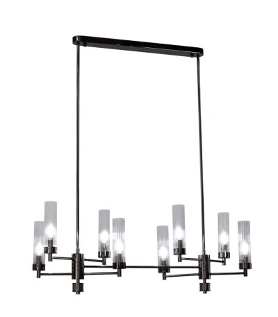 Люстра на штанге AM Group INDIGO SPL8 PEARL BLACK