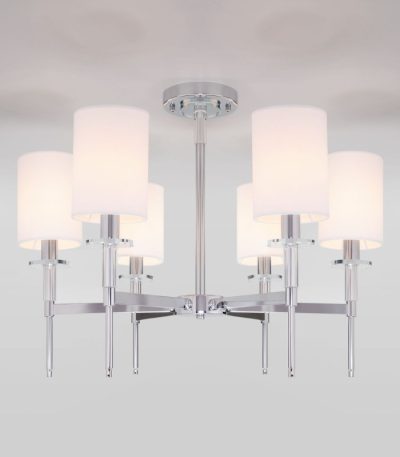 Люстра на штанге Eurosvet Brielle 60132/6 хром