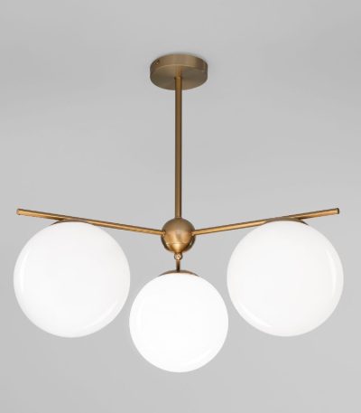 Люстра на штанге Eurosvet Marbella 60147/3 латунь a063853