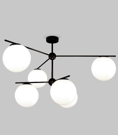Люстра на штанге Eurosvet Marbella 60147/6 черный Smart a063852