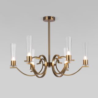 Люстра на штанге Eurosvet Rosher 60141/6 латунь a060331