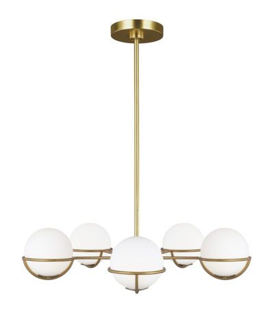 Люстра на штанге Feiss Apollo (fe) FE-APOLLO5-BB