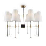 Люстра на штанге Freya Tida FR5196PL-08BBS