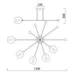 Потолочная люстра Escada Universe 695/5P