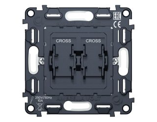 Механизм 2-клавишного перекрестного выключателя 10A-250V QUANT Ambrella Volt VM125