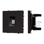 Механизм компьютерной розетки Arlight SCT-NOBE-MPC1-SFPL-BK (RJ-45, CAT6) 054305