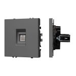 Механизм компьютерной розетки Arlight SCT-NOBE-MPC1-SFPL-GR (RJ-45, CAT6) 054307