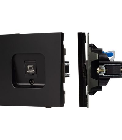 Механизм компьютерной розетки Arlight SCT-TENDO-MPC1-PL-BK (RJ-45, CAT6) 054104