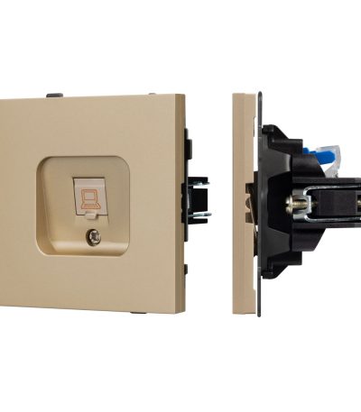 Механизм компьютерной розетки Arlight SCT-TENDO-MPC1-SFPL-GD (RJ-45, CAT6) 054592