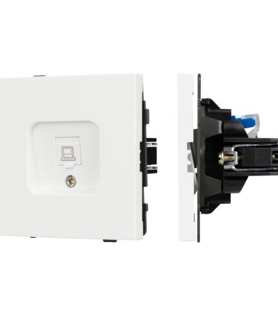 Механизм компьютерной розетки Arlight SCT-TENDO-MPC1-SFPL-WH (RJ-45, CAT6) 054594