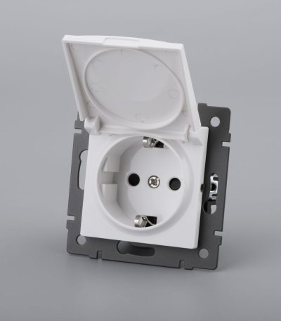 Механизм розетки влагозащищённый Arlight SCT-MCP-PL-WH-V (250V, 16A) 049833