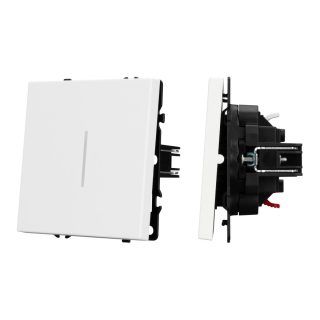 Механизм выключателя одноклавишный непроходной Arlight LED SWT-NOBE-MK01-SFPL-L-WH (230V, 10A) 054232