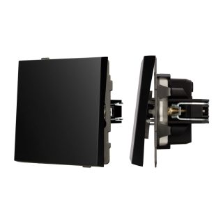 Механизм выключателя одноклавишный непроходной Arlight SWT-TENDO-MK01-PL-BK (230V, 10A) 054035