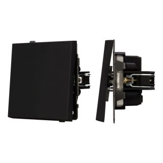 Механизм выключателя одноклавишный непроходной Arlight SWT-TENDO-MK01-SFPL-BK (230V, 10A) 054566