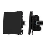 Механизм выключателя одноклавишный перекрёстный Arlight SWT-NOBE-MKX1-SFPL-BK (230V, 10A) 054249