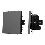 Механизм выключателя одноклавишный перекрёстный Arlight SWT-NOBE-MKX1-SFPL-GR (230V, 10A) 054251