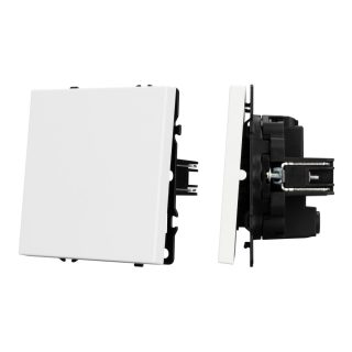 Механизм выключателя одноклавишный перекрёстный Arlight SWT-NOBE-MKX1-SFPL-WH (230V, 10A) 054234