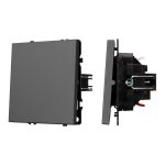 Механизм выключателя одноклавишный проходной Arlight SWT-NOBE-MKP1-SFPL-GR (230V, 10A) 054248