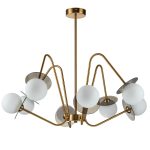 Люстра на штанге Indigo Jazz 11020/8R Brass V000166