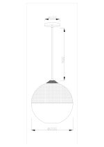 Подвесной светильник Moderli Silestia V1692-1P