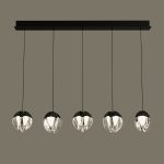 Подвесной светильник Delight Collection MD24001033-5B black/clear