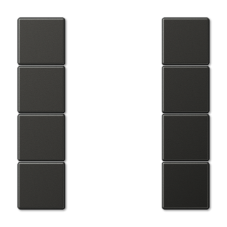 Набор накладок, 4 группа, метал. Jung AL2504TSAAN