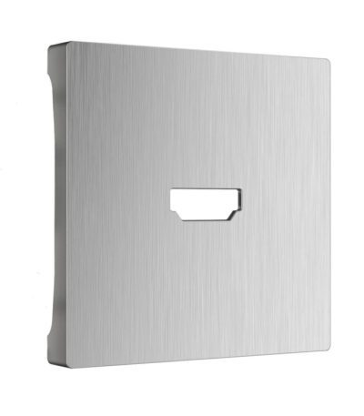 Накладка Werkel для розетки HDMI серебряный рифленый WL09-HDMI-CP 4690389128318