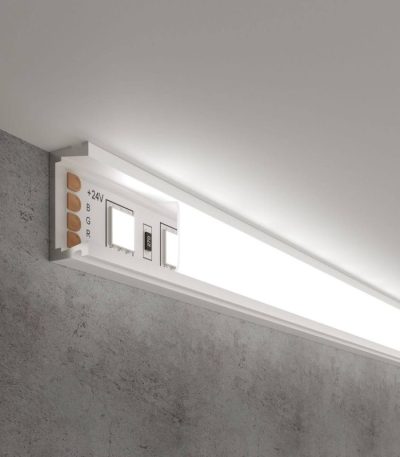 Накладной алюминиевый профиль для светодиодной ленты Elektrostandard LL-2-ALP006 4690389170416