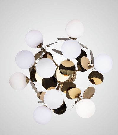 Настенно-потолочный светильник AM Group AM397 AP10 GOLD