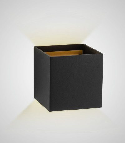 Настенный светильник AM Group AM112-2X5W-BK+GD