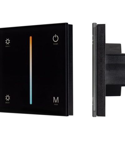 Панель Arlight Smart-P21-Mix-G-IN Black (12-24V, 4x3A, Sens, 2.4G) 033765