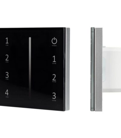 Панель Arlight Smart-P34-Dim-IN Black (230V, 0-10V, Sens, 2.4G) 028112