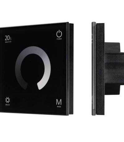 Панель Arlight Smart-P4-Dim-G-IN Black (12-24V, 4x3A, Sens, 2.4G) 034778