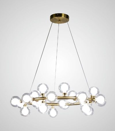 Подвесная люстра AM Group AM470 D700 POLISHED GOLD