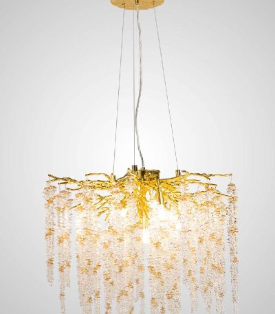 Подвесная люстра AM Group DIAMAND D600 Gold