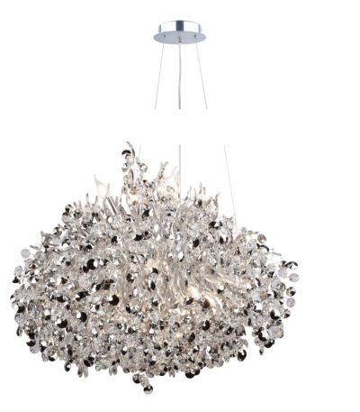 Подвесная люстра AM Group FACETED SP21 SILVER