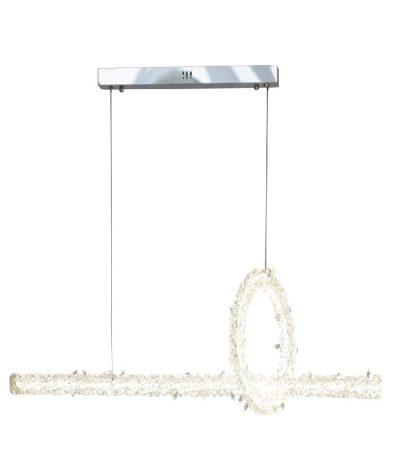 Подвесная люстра AM Group OVALE CH D1000+300