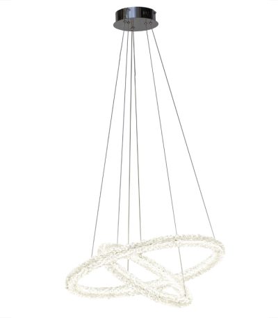 Подвесная люстра AM Group OVALE CH D600+400