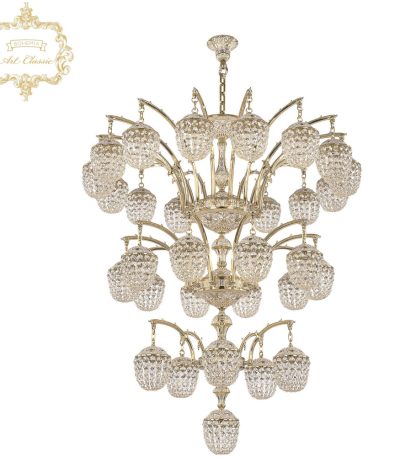 Подвесная люстра Art Classic 31.2111R.15+10+5+1.420.3d.AZ.GW