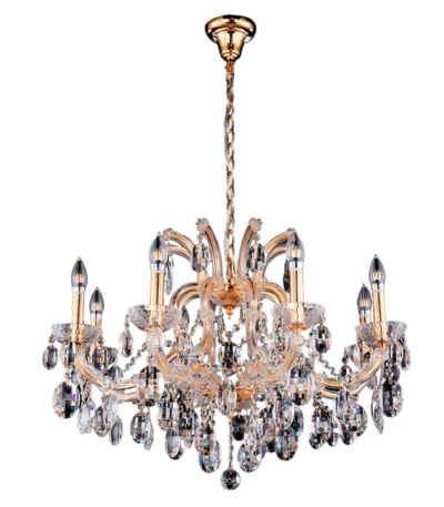 Подвесная люстра Crystal Lux Hollywood SP8 Gold