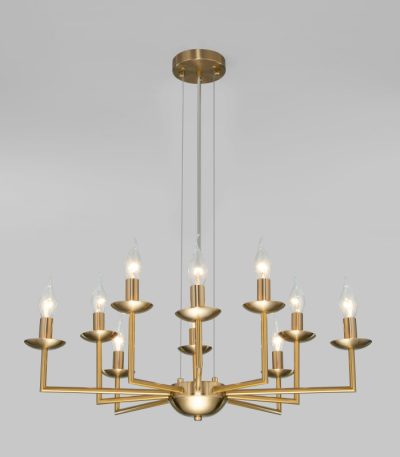Подвесная люстра Eurosvet Cariso 60150/10 латунь