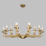 Подвесная люстра Eurosvet Cariso 60150/18 латунь