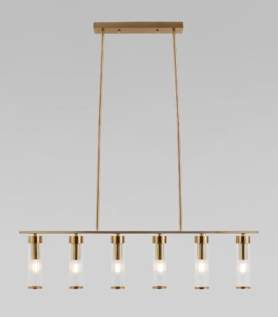 Подвесная люстра Eurosvet Oriens 60166 латунь a068073