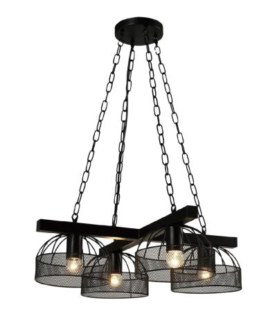 Подвесная люстра IMEX Ringo MD.20461-4-P-BK