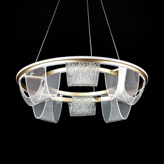 Подвесная люстра LED4U L7706-630 GD