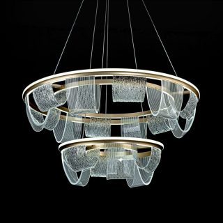 Подвесная люстра LED4U L7706-800-460 GD