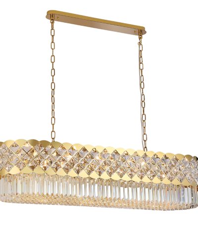 Подвесная люстра Newport Ashley 8300/120 oval gold polished М0070639