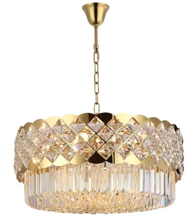 Подвесная люстра Newport Ashley 8300/60 C gold polished М0070636